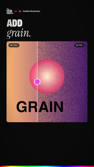 Vector grain that prints sharp