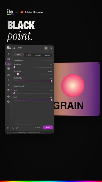 Levels for vector illustrations, explained