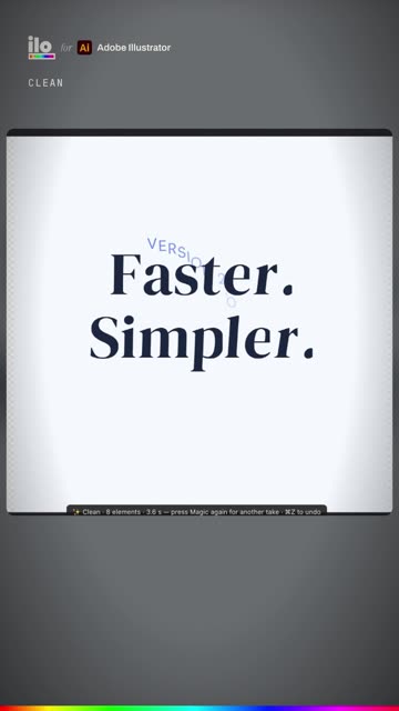 Five animation moods, one click (Illustrator)