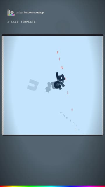 An animated sale post in one click